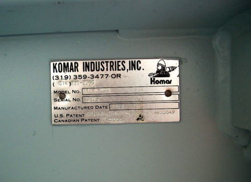 Komar single auger 100 hp electro-hydraulic shredder