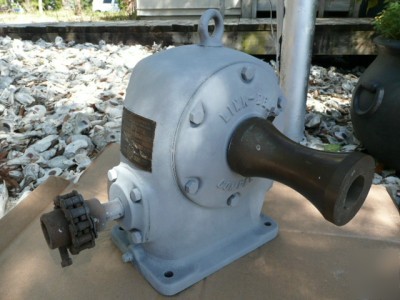 Link belt speed reducer winch pulley maritime machinery