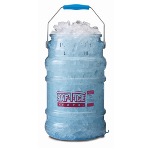 New san jamar saf-t-ice tote 6 gallon si-6000 - brand 