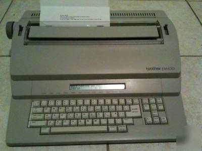 Brother em-630 typewriter