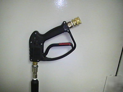 Left handed variable pressure wand, washer, washers