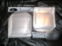 New 200 plastic pvc poly cd dvd cases wallets sleeves 