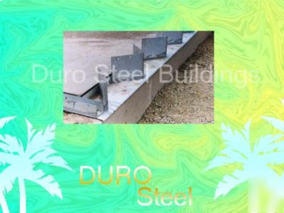 Steel prefab connector plate 50FT metal arch buildings 