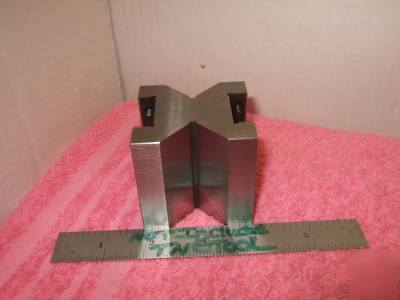 V-block xlnt fresh vintage moore machinist toolmaker 