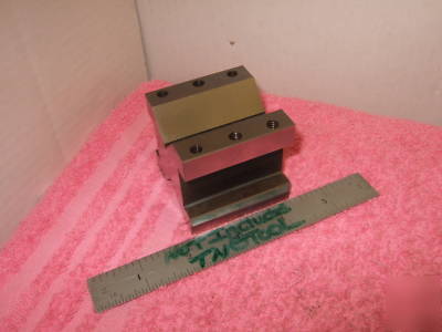 V-block xlnt fresh vintage moore machinist toolmaker 