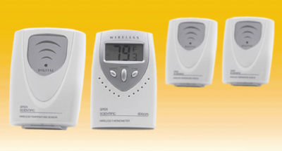 Wireless thermometer set - 800025 by sper scientific