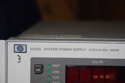 Hp 6032A system autoranging dc power supply