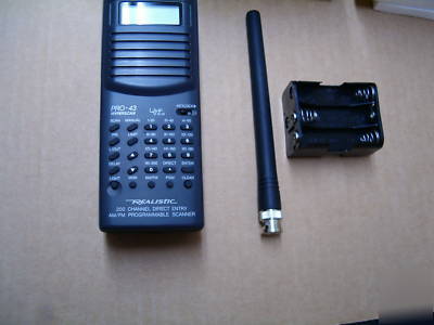 Realistic (radio shack) 20-300 pro-43 handheld scanner