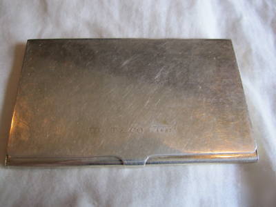 Tiffany & co. 1837 business card case