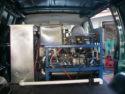 Truck mount carpet & tile cleaning machine model 45 se 