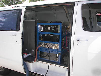 Truck mount carpet & tile cleaning machine model 45 se 