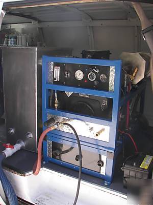 Truck mount carpet & tile cleaning machine model 45 se 