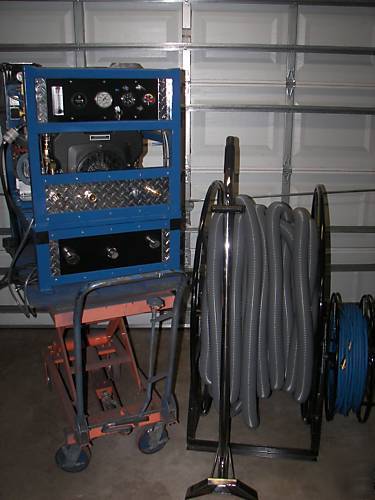 Truck mount carpet & tile cleaning machine model 45 se 