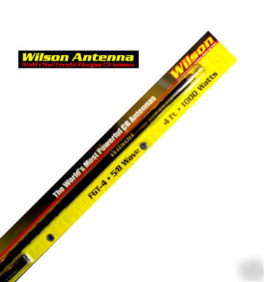 Wilson fgt-5B black 5' fiberglass cb antenna