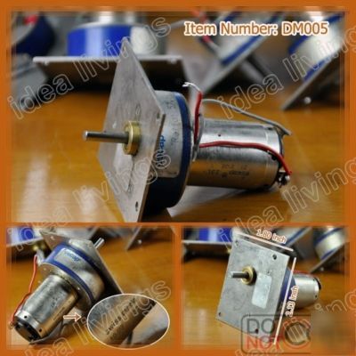 DM005- dc 12V escap gear motor 57.14/1 gear ratio