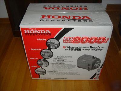 Honda EU2000I generator 2000I warranty