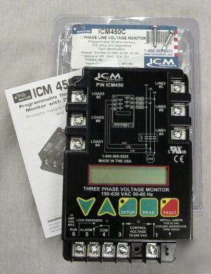 ICM450 3 phase line voltage monitor