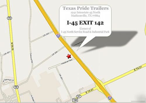 New 2010 7'X14' texas pride dump trailer 14K gvwr