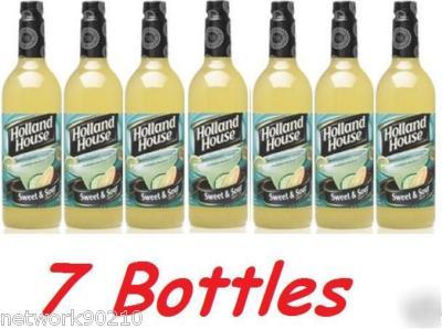 Sweet & sour drink mix, holland house- lot of 7