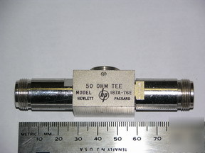 Hewlett packard model 187A-76E 50 ohm tee