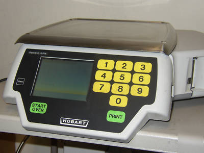 Hobart quantum self service deli / pos scale & printer