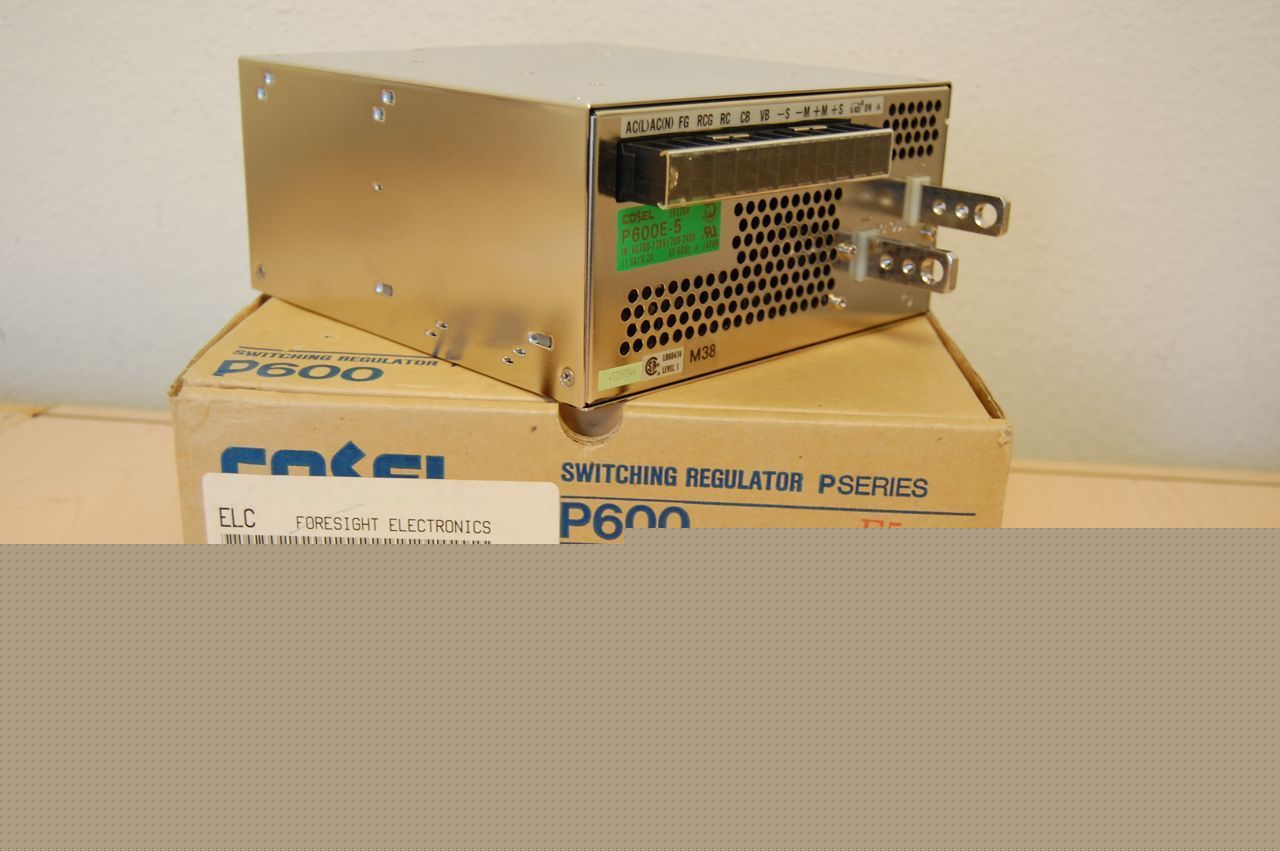 New cosel P600 P600E-5 v dc power supply switching regu