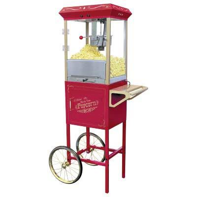New nostalgia full size old fashioned popcorn cart - 
