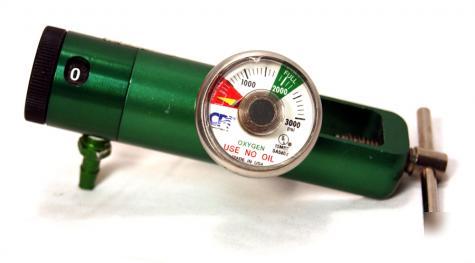 Compressed gas regulator oxygen CP870-8UF meter gauge