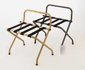 Luggage rack - brown straps with brass steel