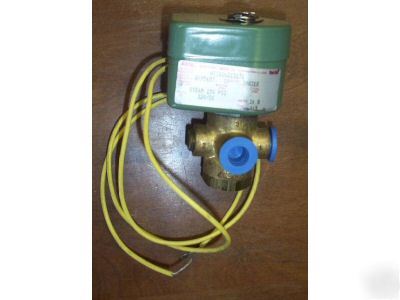 Asco red hat solenoid valve 120V 3 way flow control
