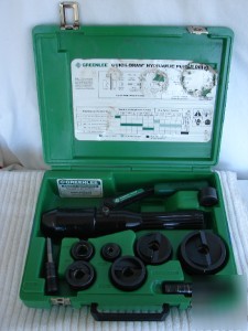 Greenlee 7806SB quick draw punch driver set