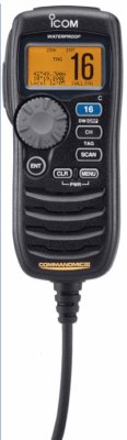 Icom M505 with HM162E commandmic dsc vhf radio 