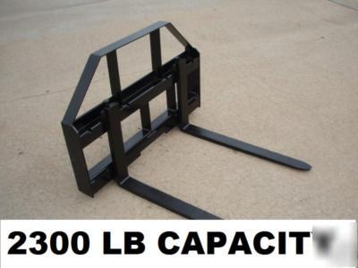 New skidsteer pallet forks 36