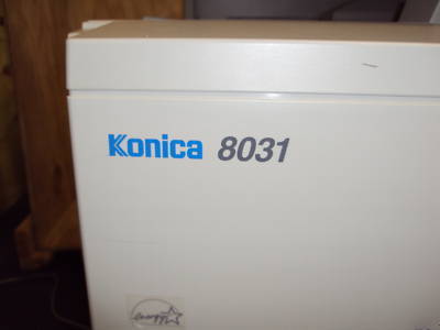 Konica minolta 8031 color copier printer internet fax 