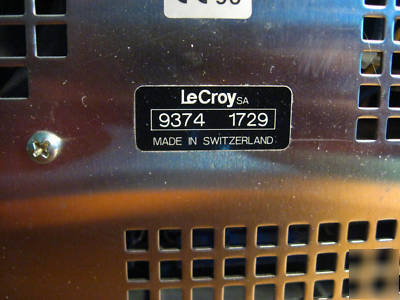 Lecroy 9374L 1GHZ 4CH oscilloscope mint loaded warranty