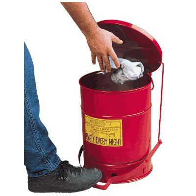New 10 gallon oily waste can - 