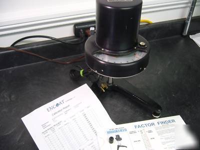 Brookfield rvf viscometer with calibration report