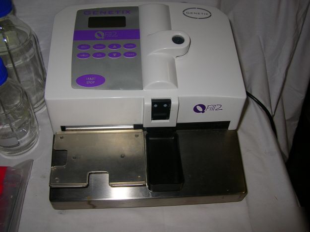 Genetix QFILL2 automated liquid handler