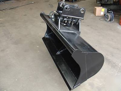 Hydraulic tilting ditch excavator,digger bucket 45MMPIN