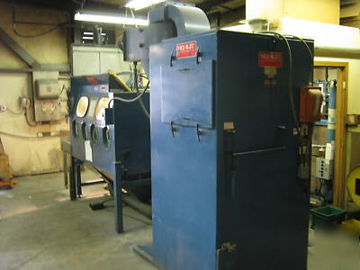 Vacu blast mk-111-p 2 pos. abrasive blasting cabinet