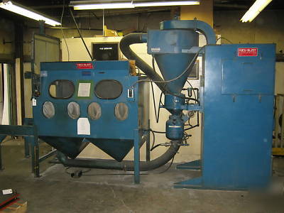 Vacu blast mk-111-p 2 pos. abrasive blasting cabinet