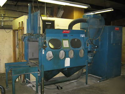 Vacu blast mk-111-p 2 pos. abrasive blasting cabinet