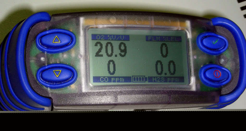  impact multigas gas monitor detector calibrated 