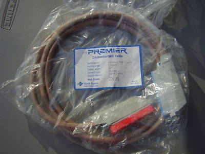Premier 25 pair telephone cable 5' w/ connectors nos