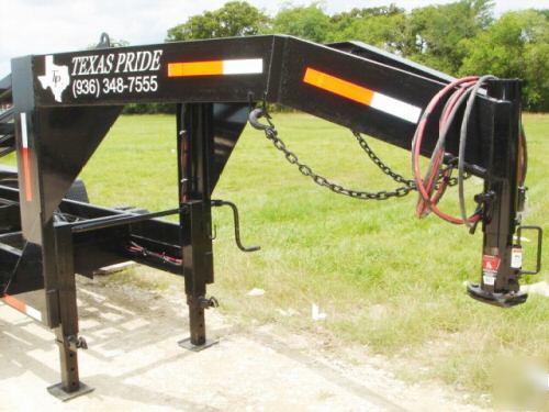 2010 texas pride 7X16 roll off dump trailer 21K gvwr