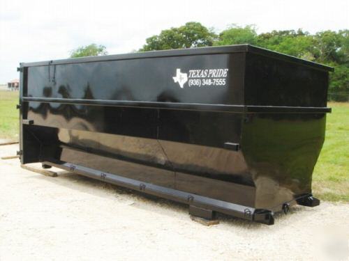 2010 texas pride 7X16 roll off dump trailer 21K gvwr