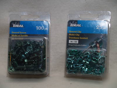 300 + green ground screws & 175 ground clips