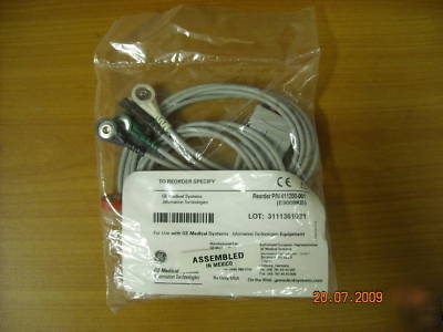Ge marquette E9008KB 5-lead snap leadwires