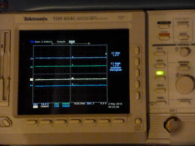 Tektronix TDS654C 500MHZ 4CH digital color oscilloscope