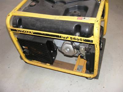 Wacker gp 5600 portable generator